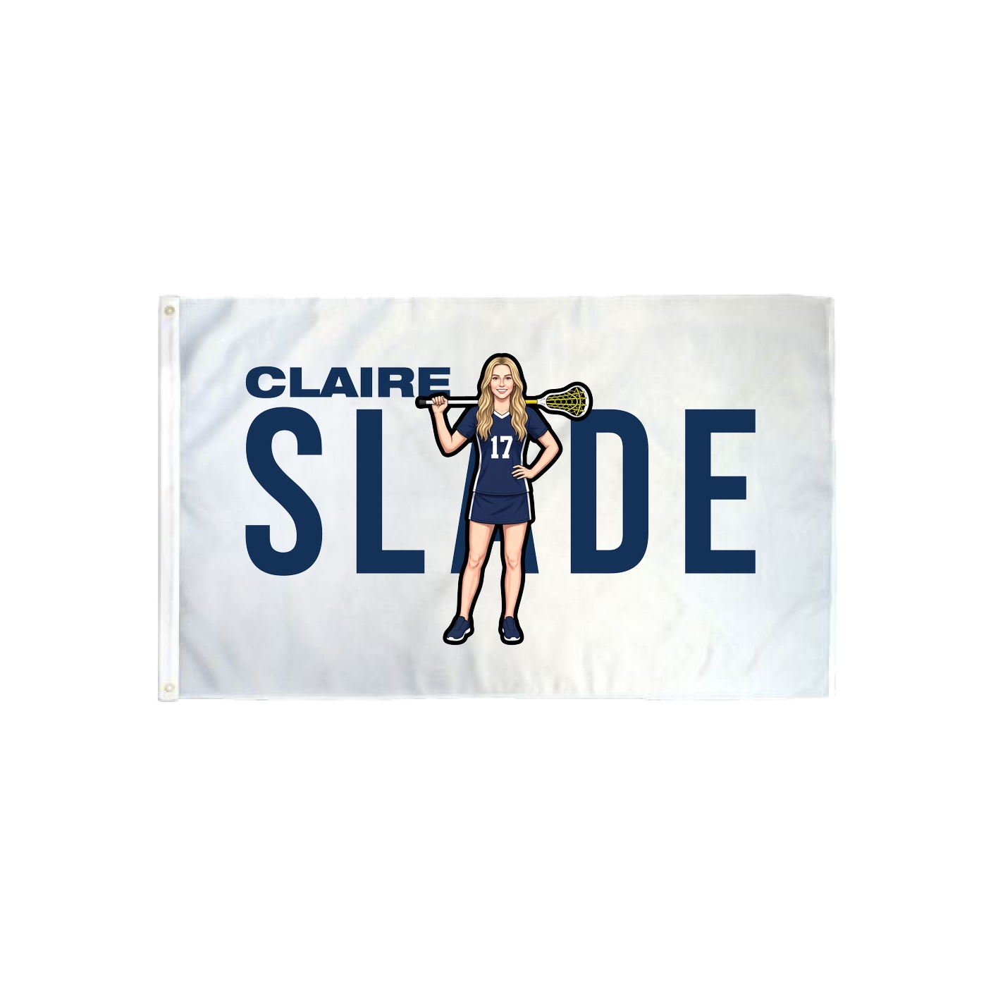 3x5 Flag — Player Name in Classic
