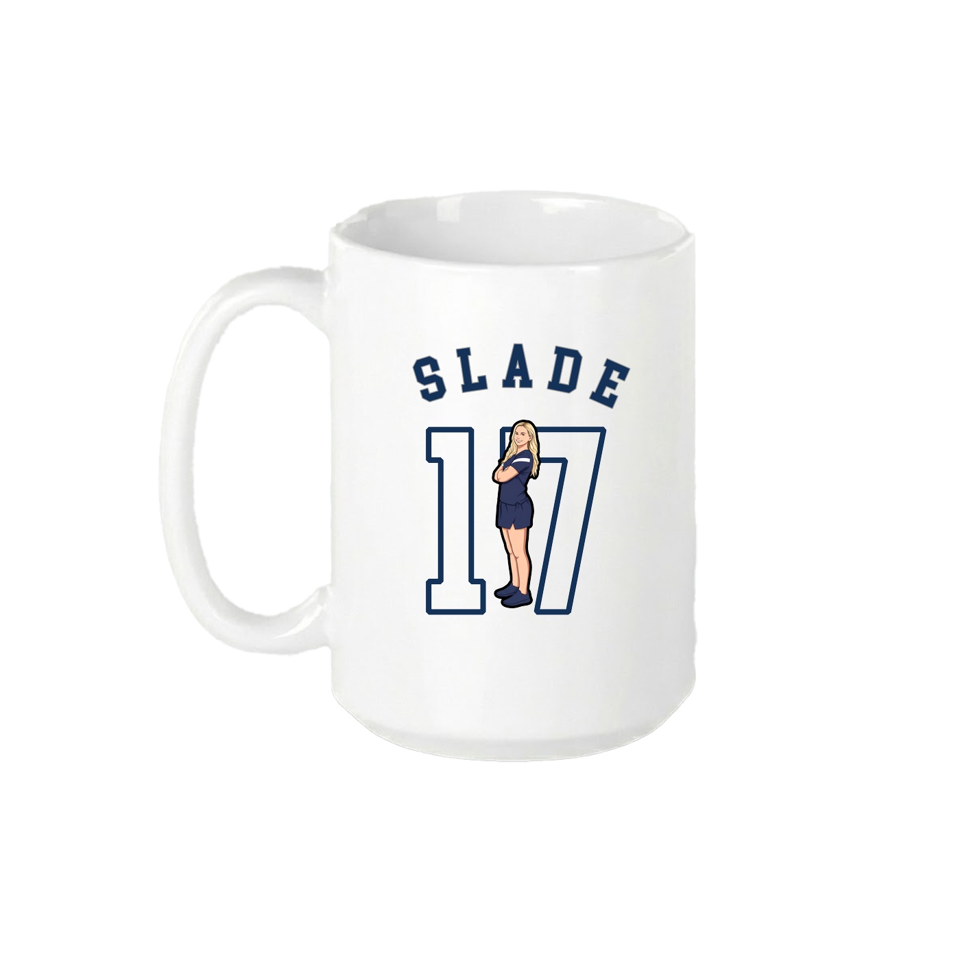 15oz Coffee Mug — Shirsey Arch in White