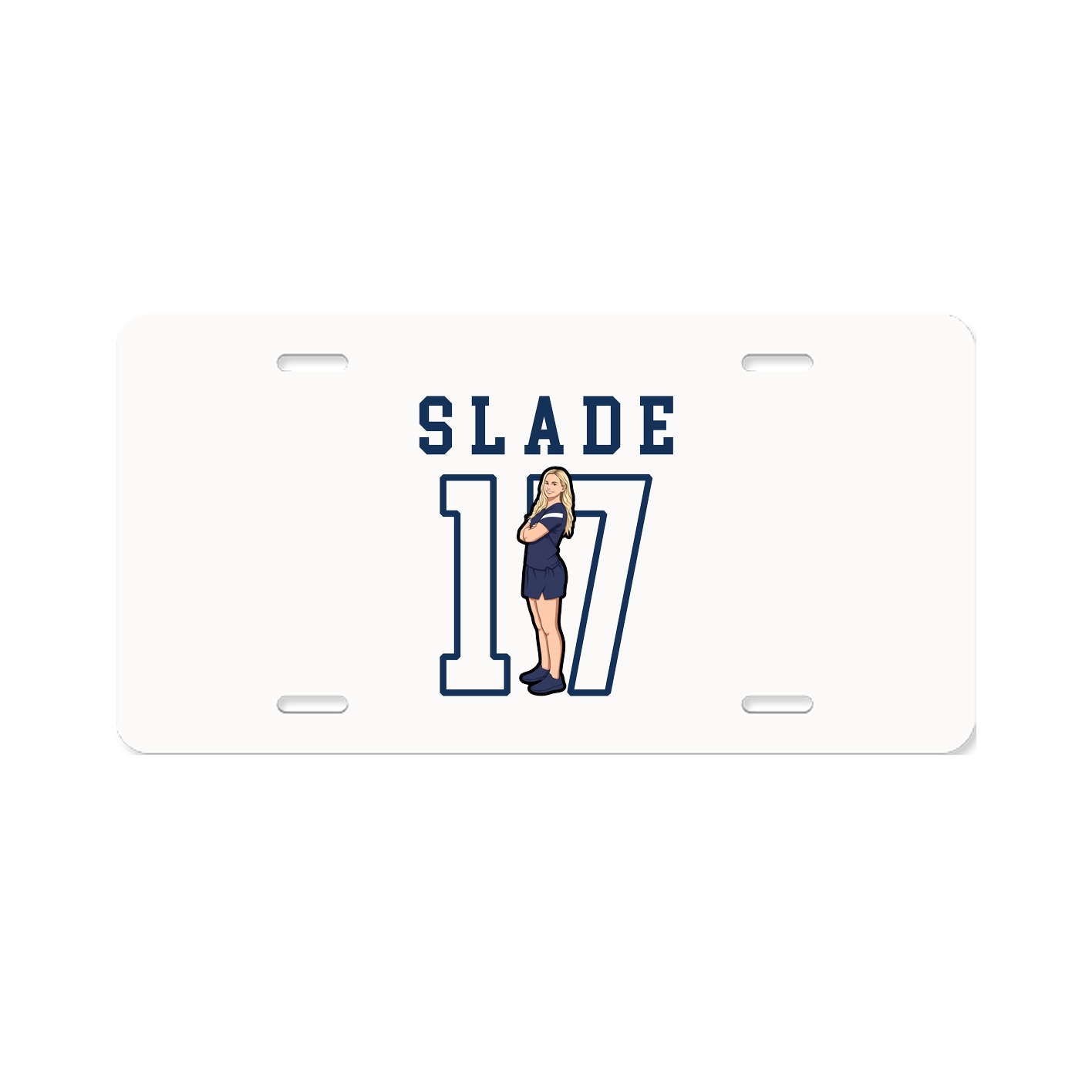 License Plate — Shirsey in Classic