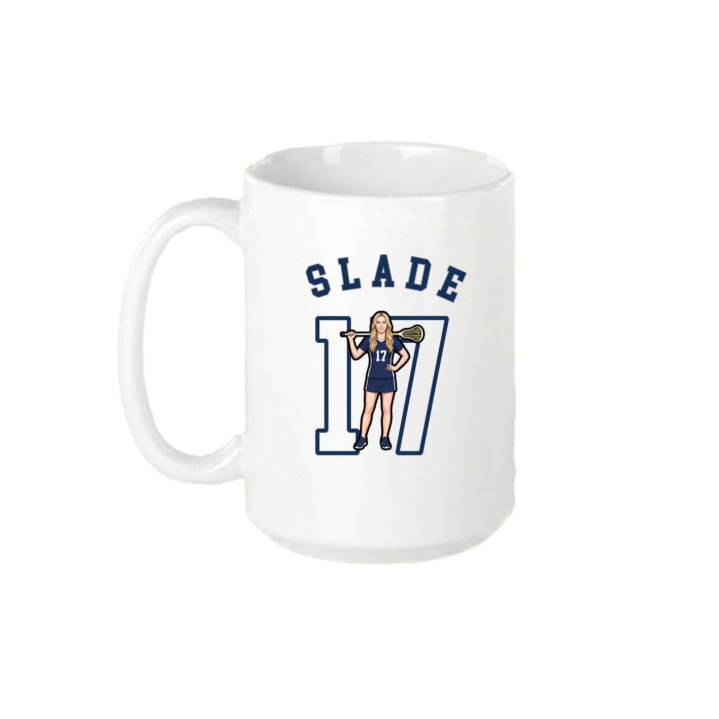 15oz Coffee Mug — Shirsey Arch in White