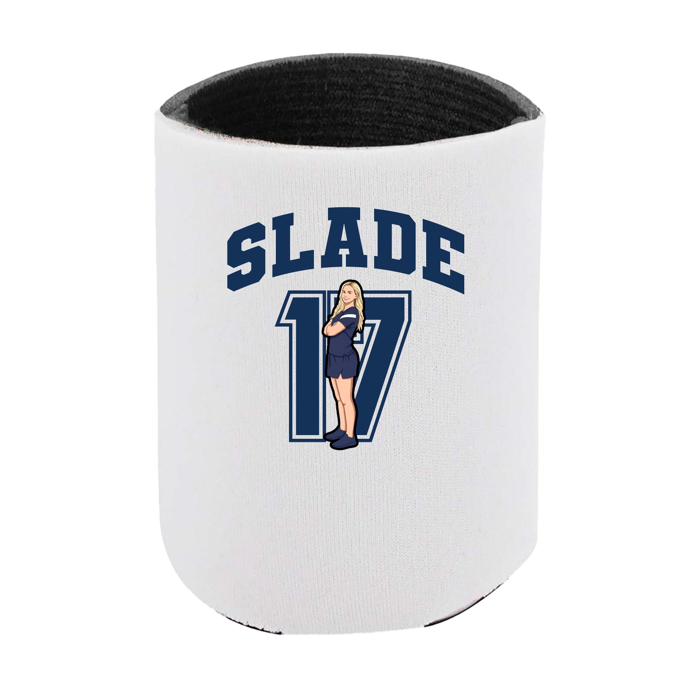 Can Holder — Number in White