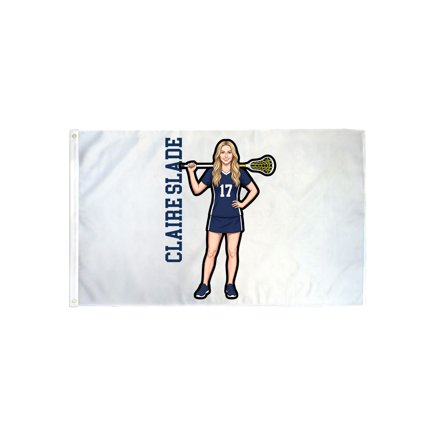 3x5 Flag — Name Vertical in Classic