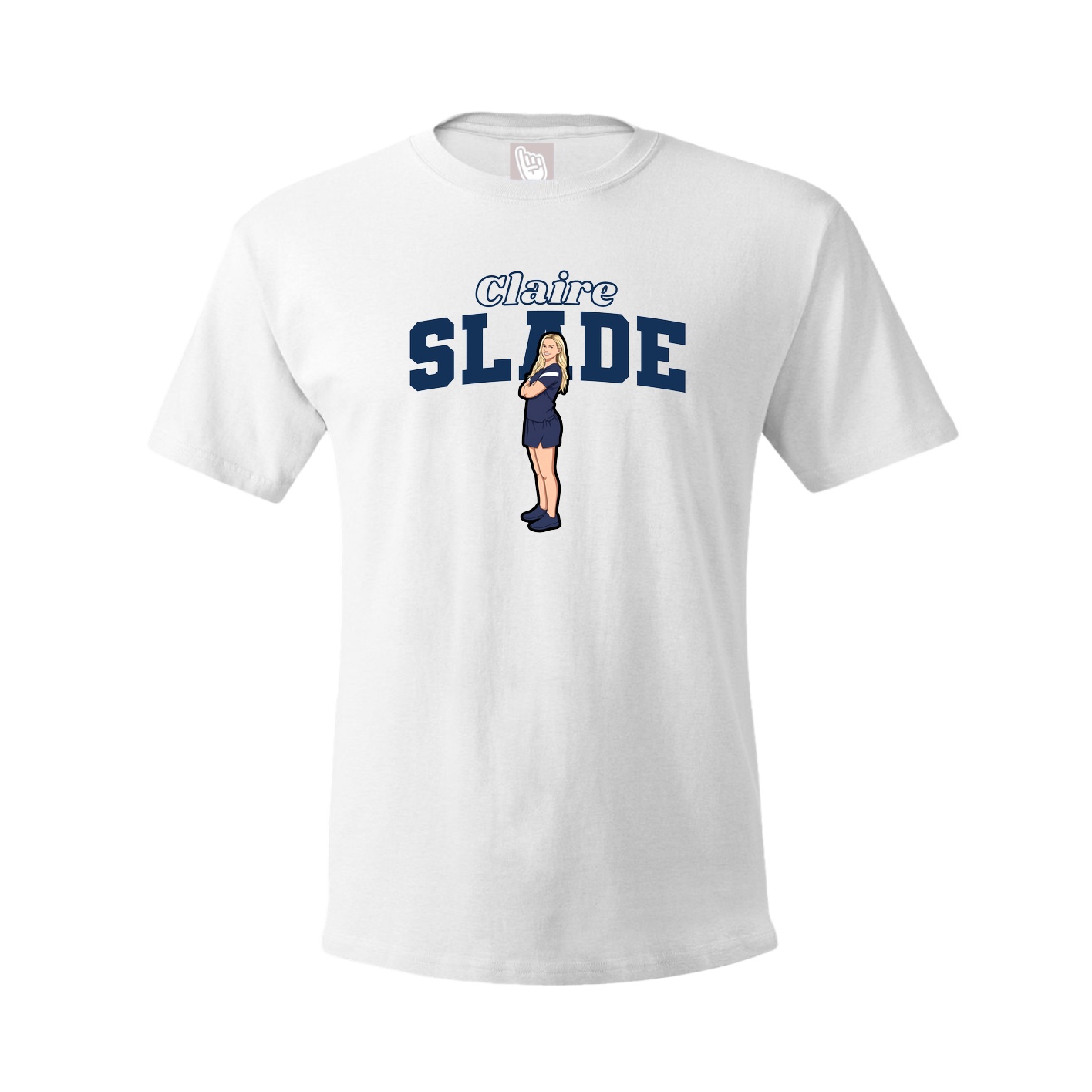Tee — Name Arch in White