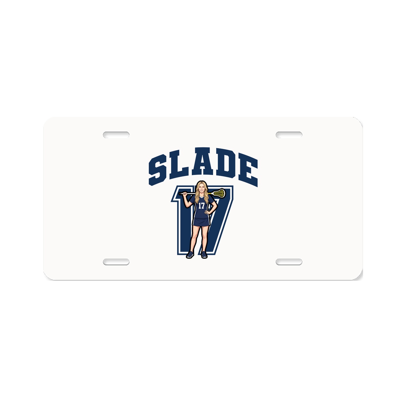 License Plate — Number in Classic