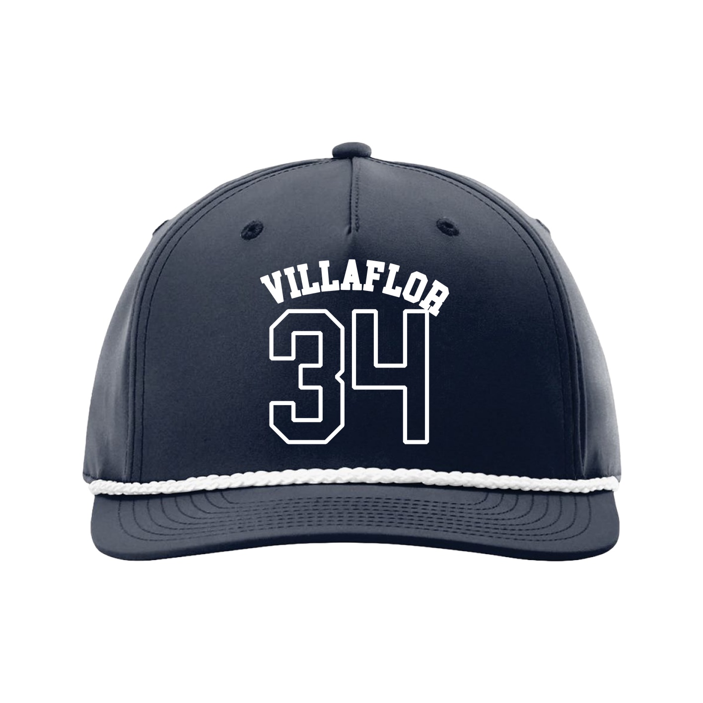 Five-Panel Classic Rope Cap — Shirsey Arch in Navy