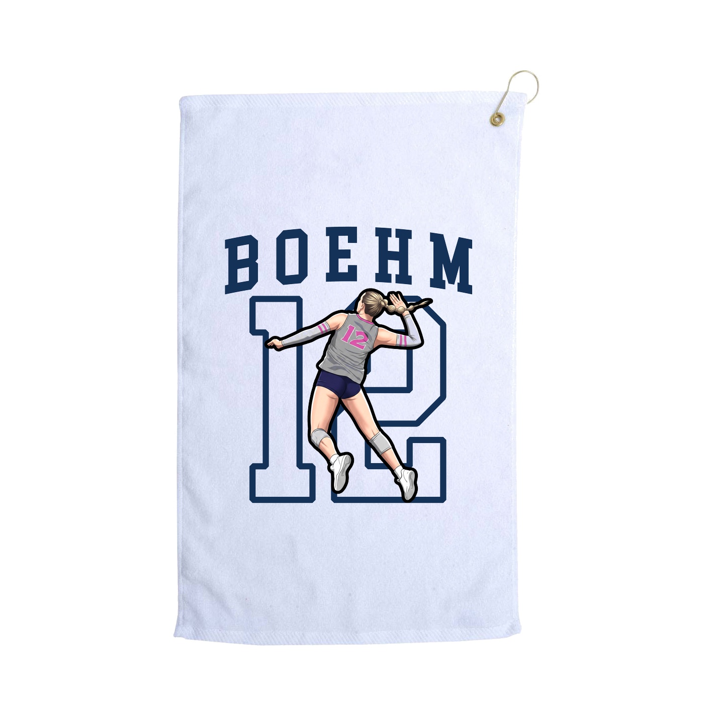Golf Towel — Shirsey in White