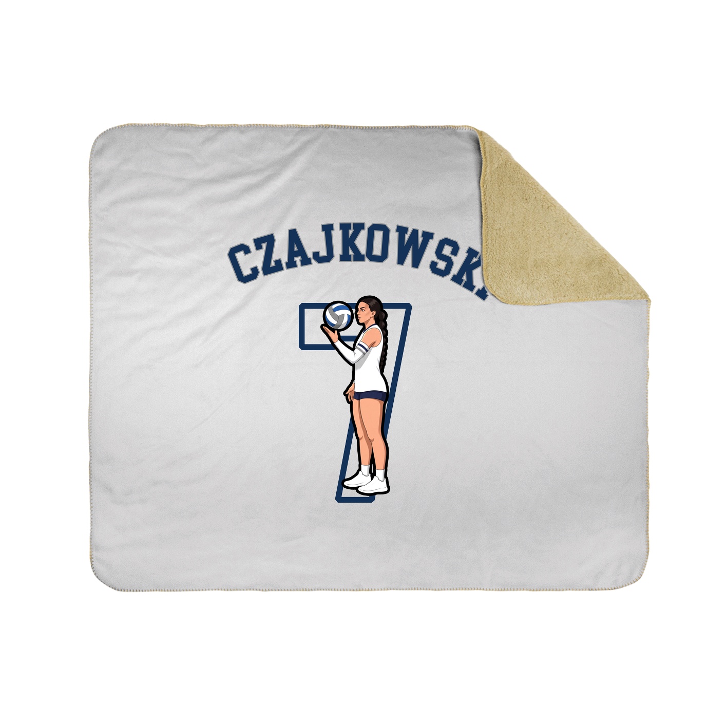 Throw Blanket — Shirsey Arch in White
