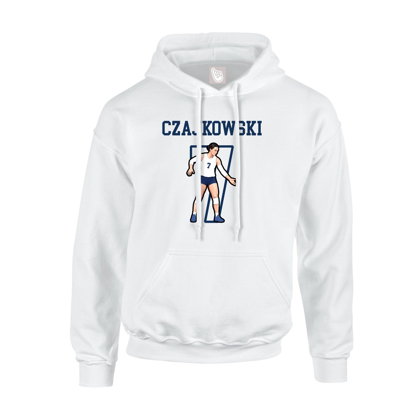 Hoodie — Shirsey in White
