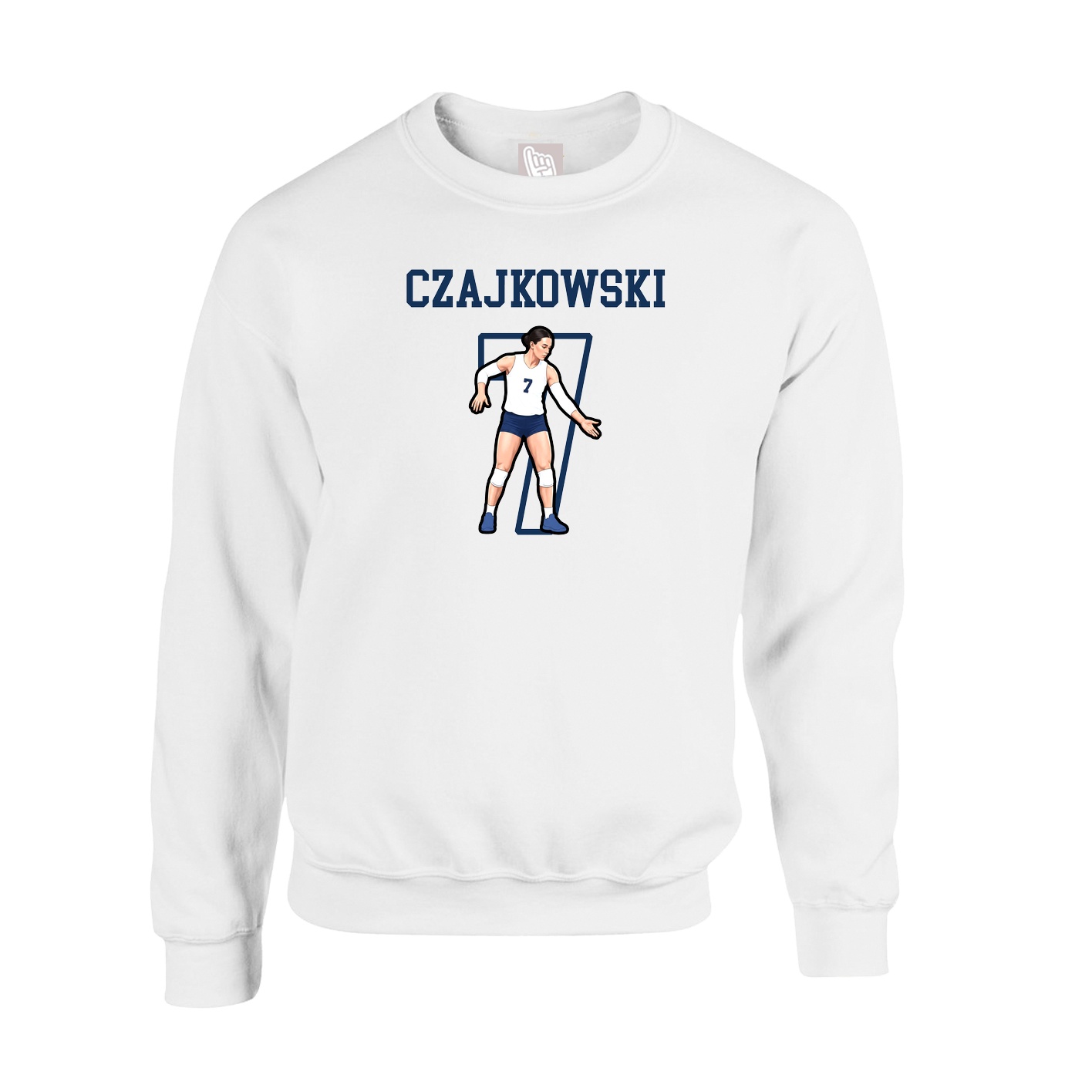 Fleece Crew — Shirsey in White