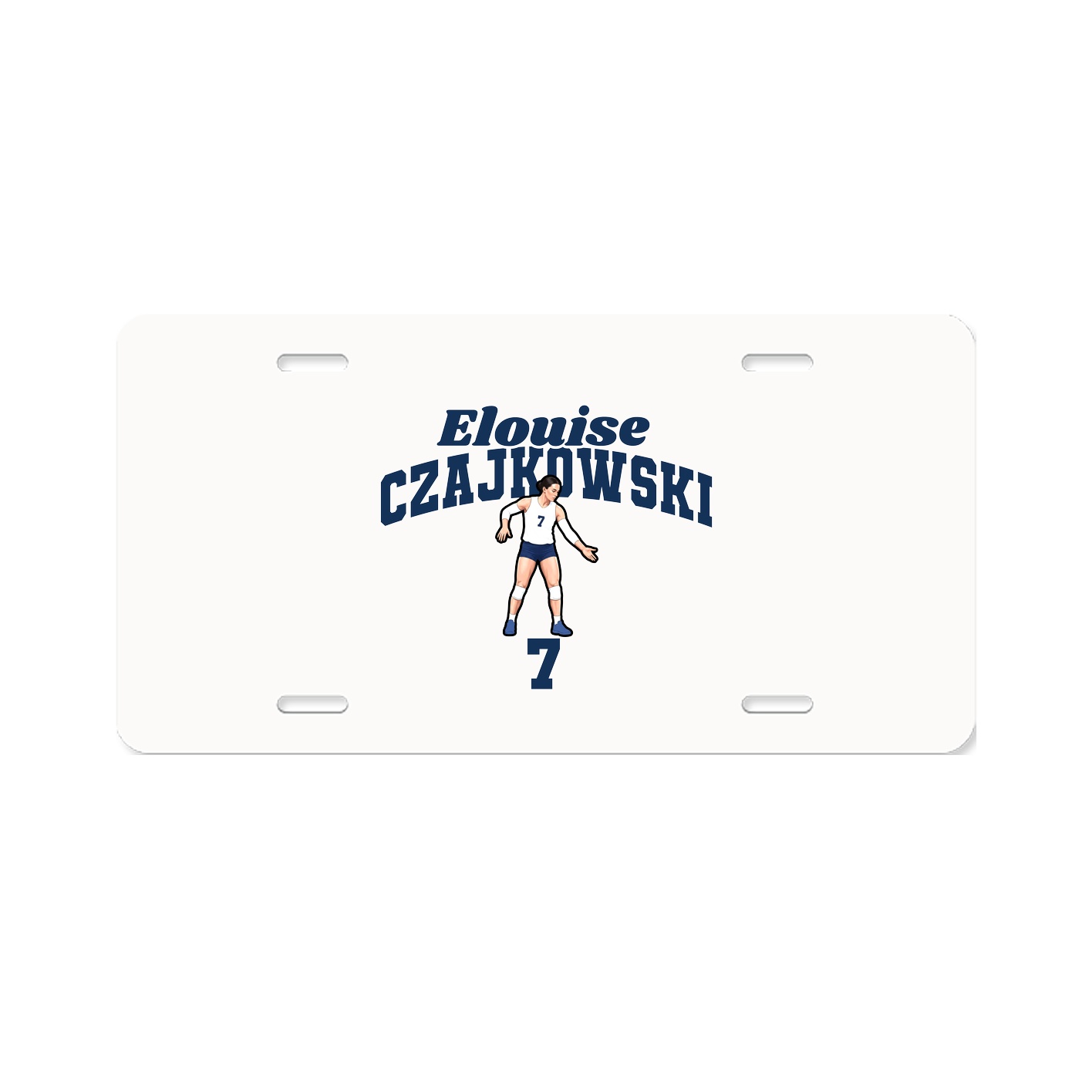 License Plate — Signature Arch in Classic