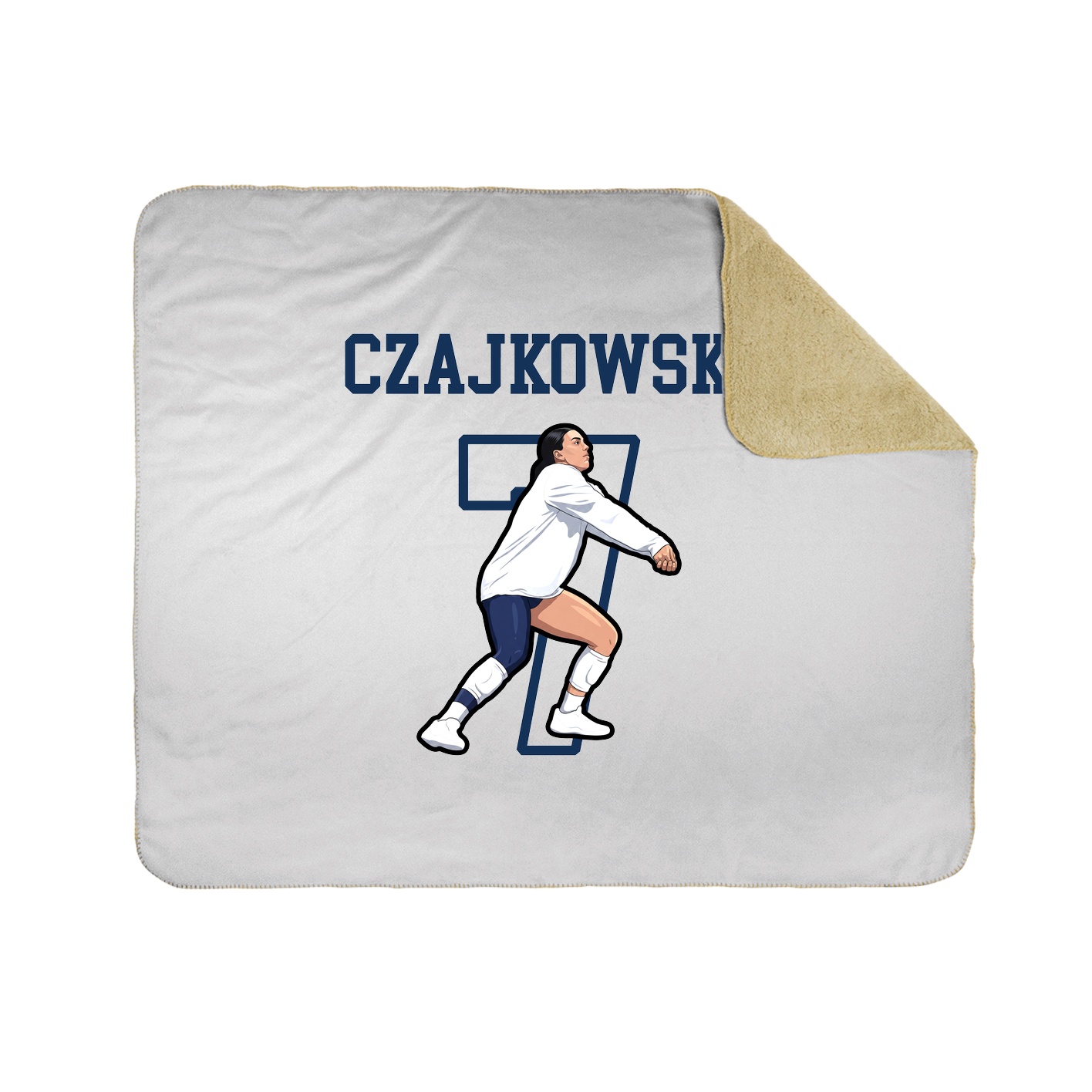 Throw Blanket — Shirsey in White