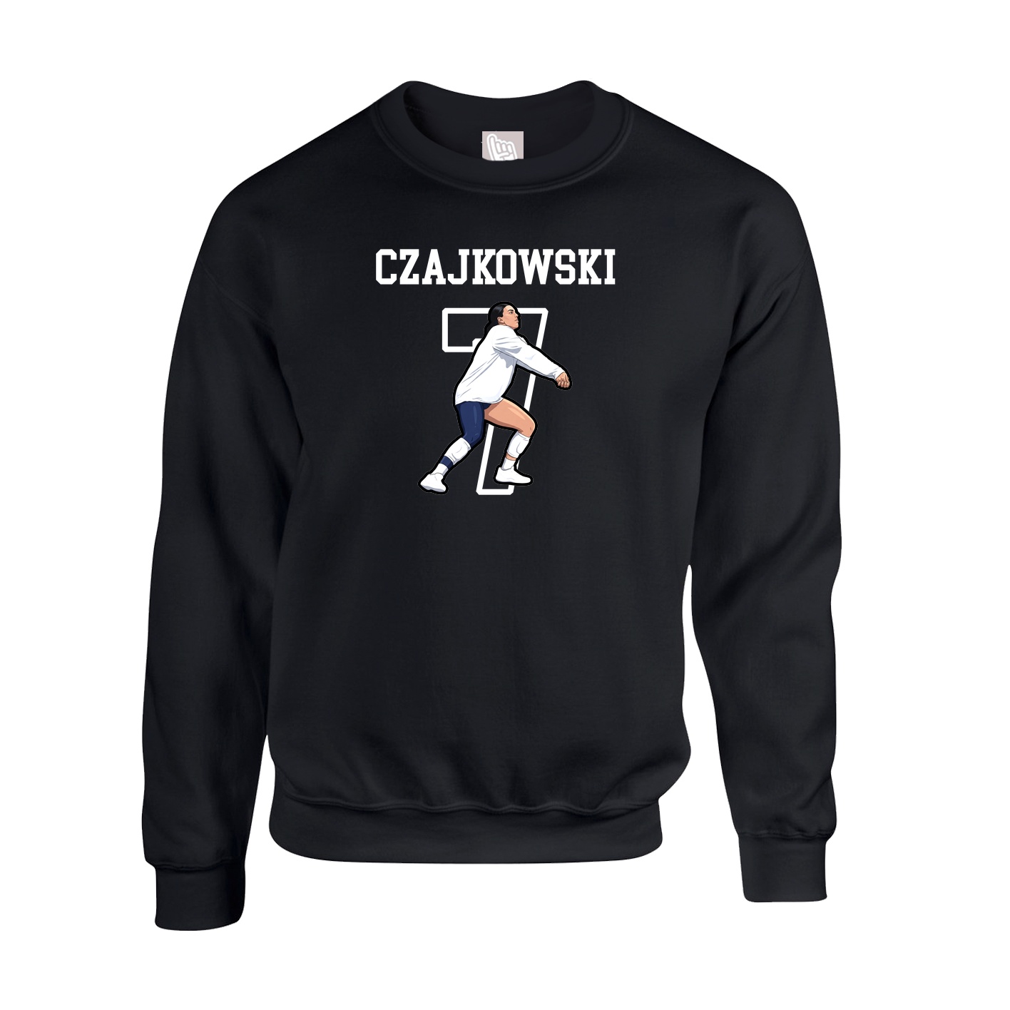 Fleece Crew — Shirsey in Black