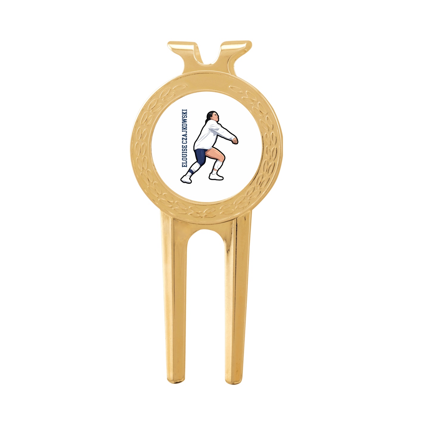 Divot Tool with Ball Marker — Name Vertical in Classic