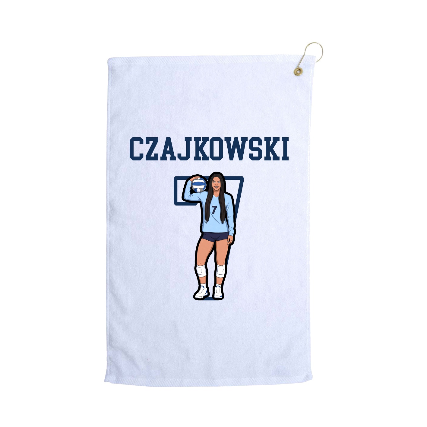 Golf Towel — Shirsey in White
