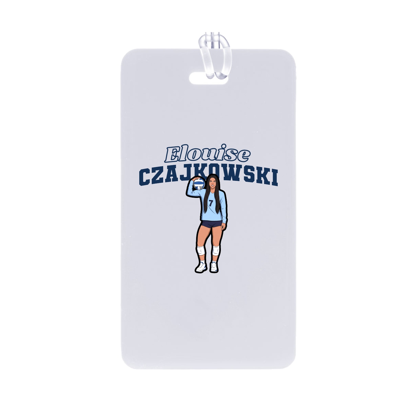 Bag Tag — Name Arch in Classic