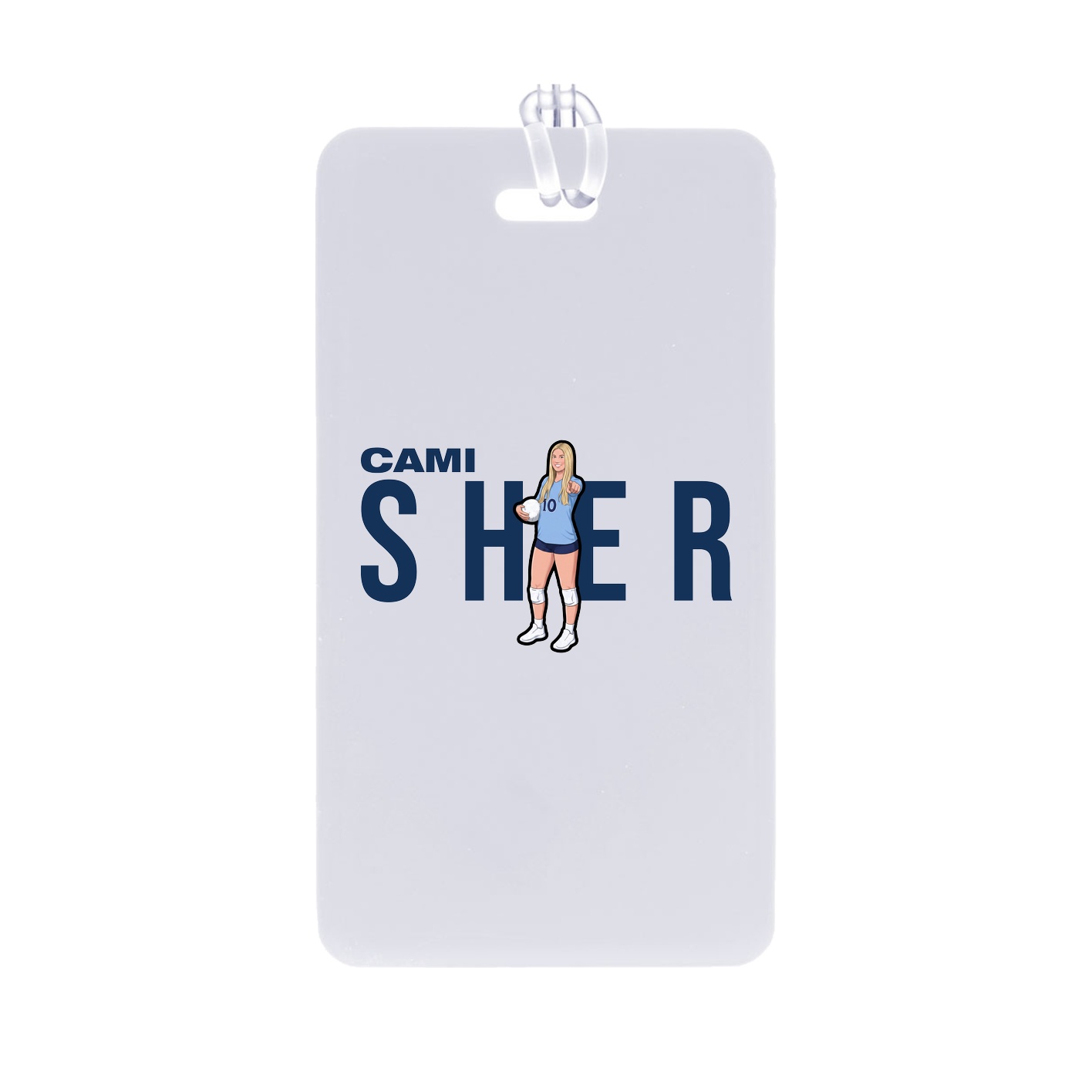 Bag Tag — Player Name in Classic