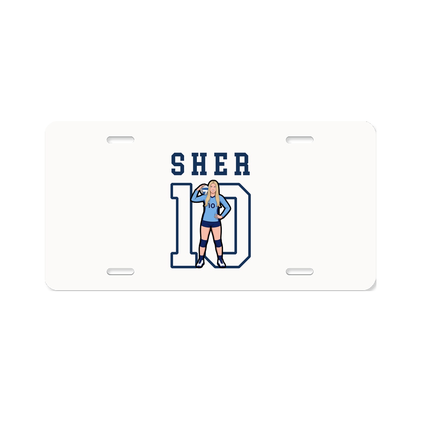 License Plate — Shirsey in Classic