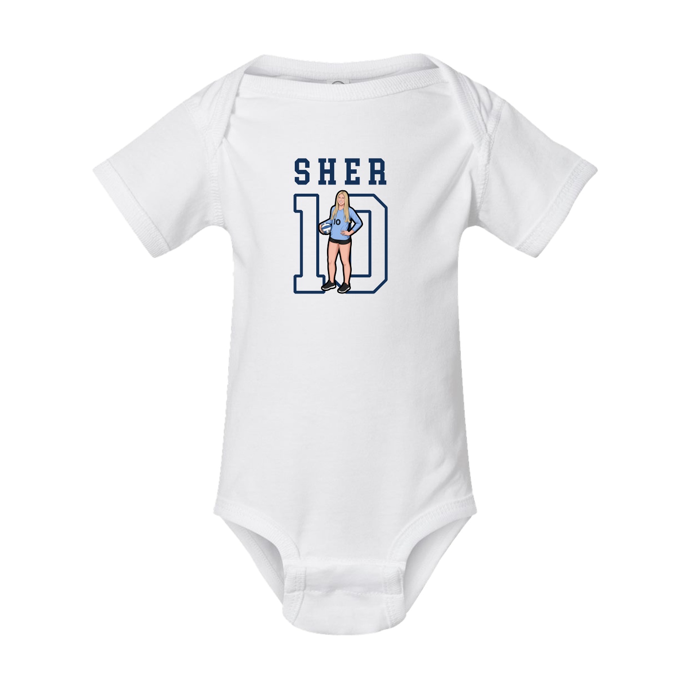 Baby Onesie — Shirsey in White