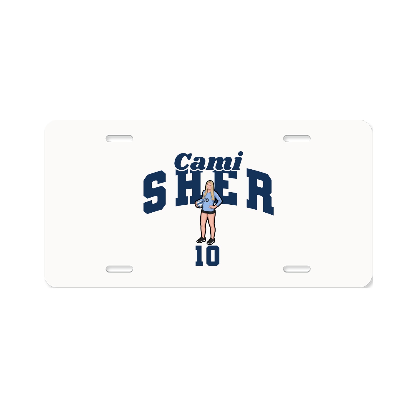 License Plate — Signature Arch in Classic