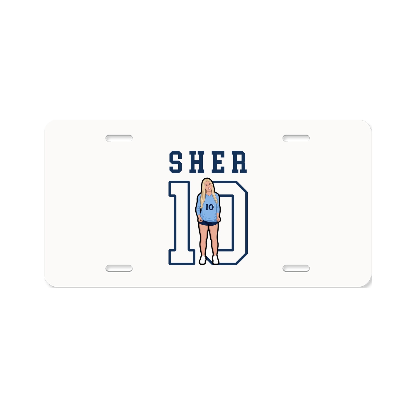 License Plate — Shirsey in Classic