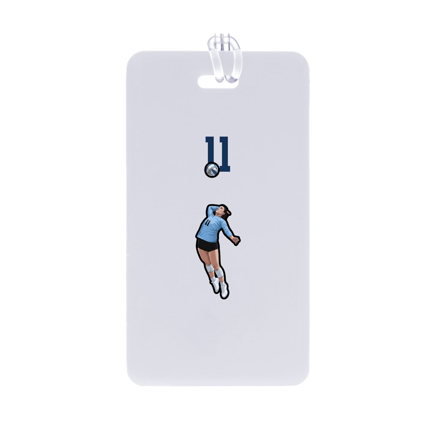 Bag Tag — Number Top in Classic