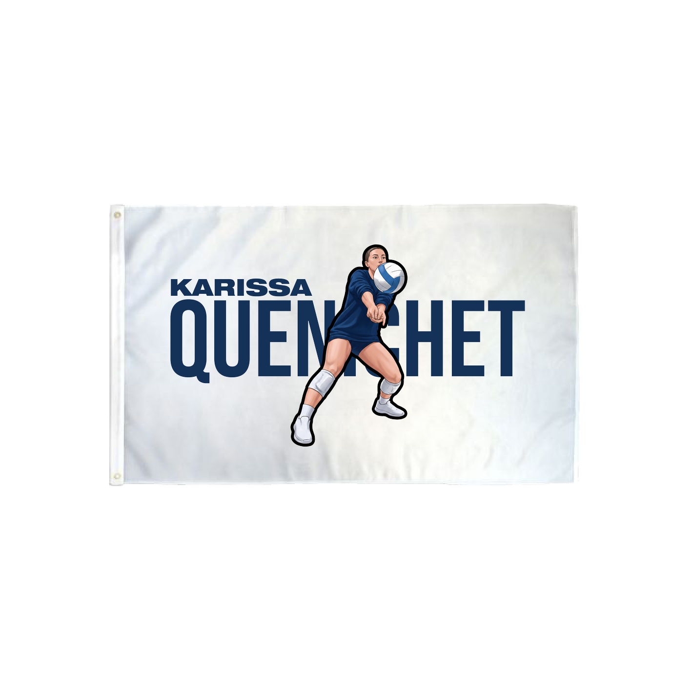 3x5 Flag — Player Name in Classic