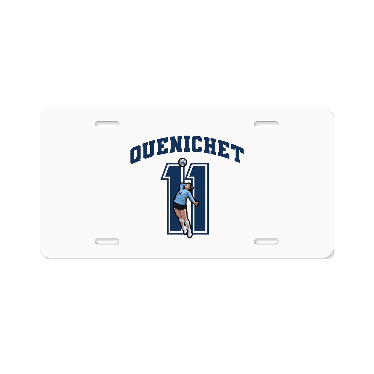 License Plate — Number in Classic