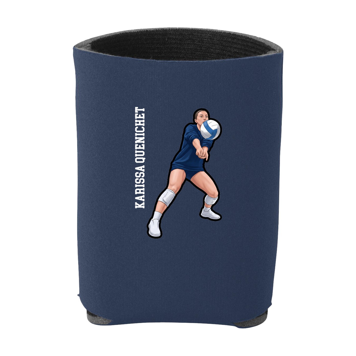 Can Holder — Name Vertical in Navy