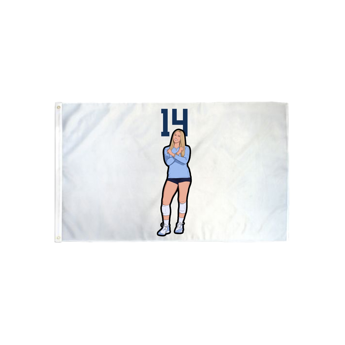 3x5 Flag — Number Top in Classic