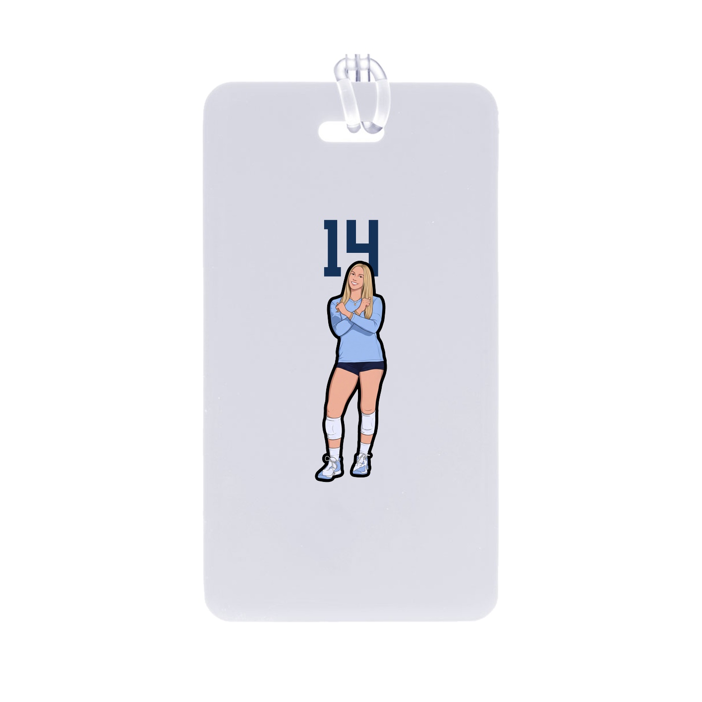 Bag Tag — Number Top in Classic