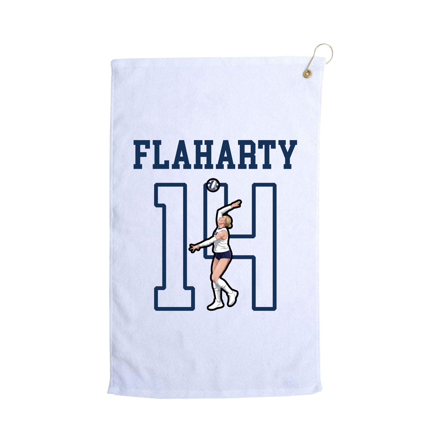 Golf Towel — Shirsey in White