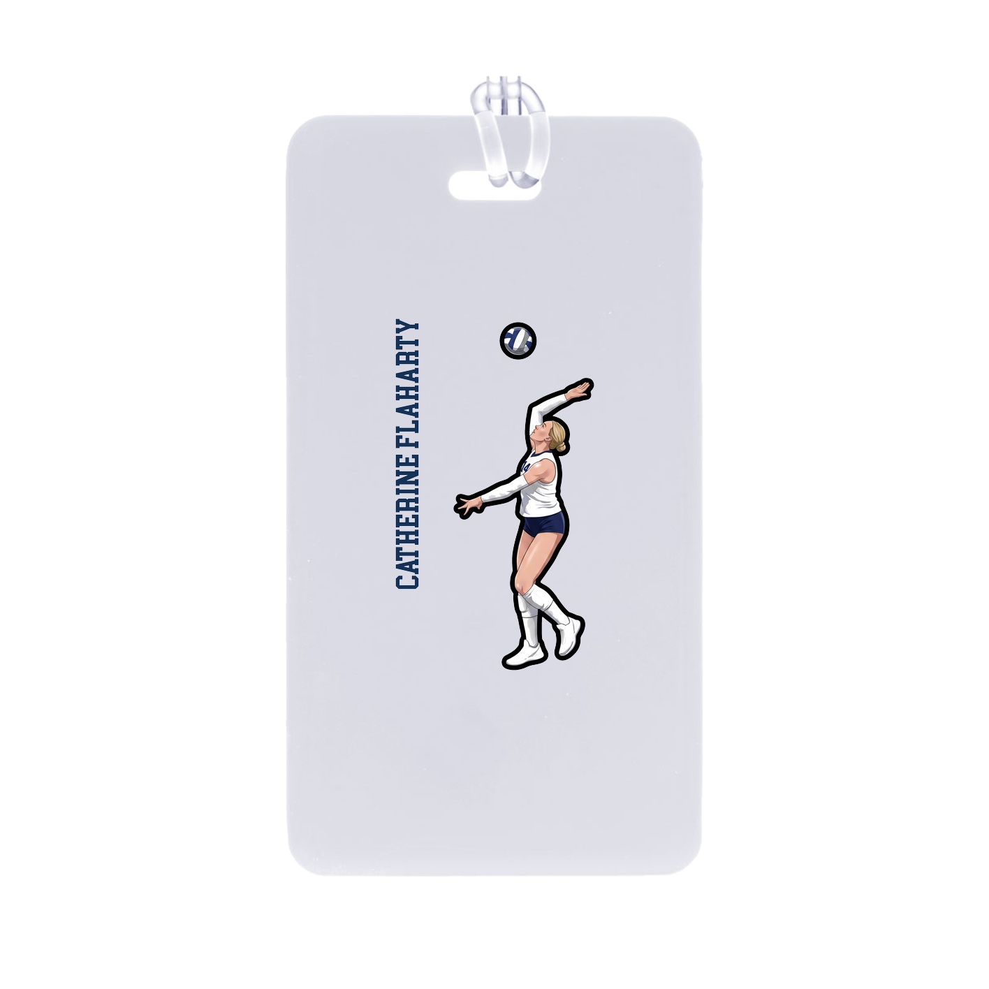 Bag Tag — Name Vertical in Classic