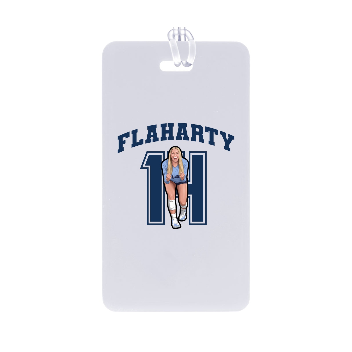 Bag Tag — Number in Classic