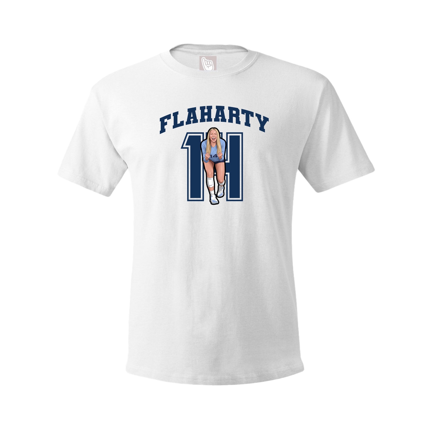 Tee — Number in White