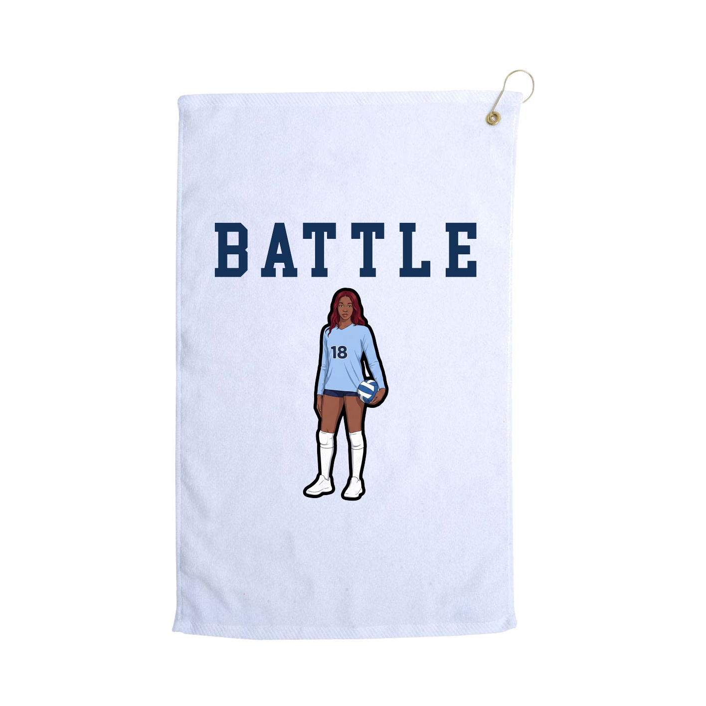 Golf Towel — Shirsey in White