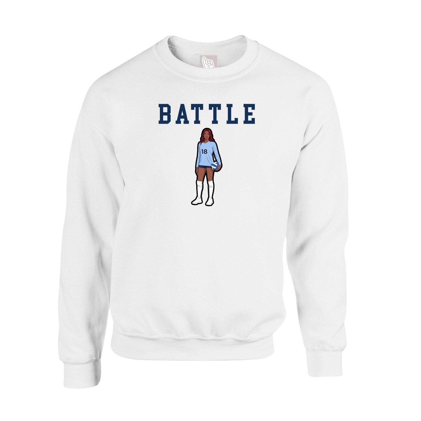 Fleece Crew — Shirsey in White