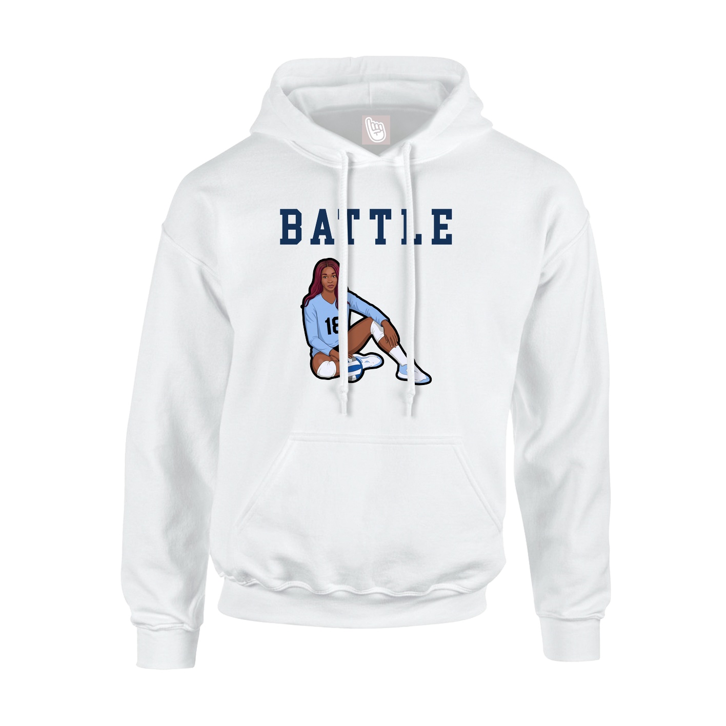 Hoodie — Shirsey in White