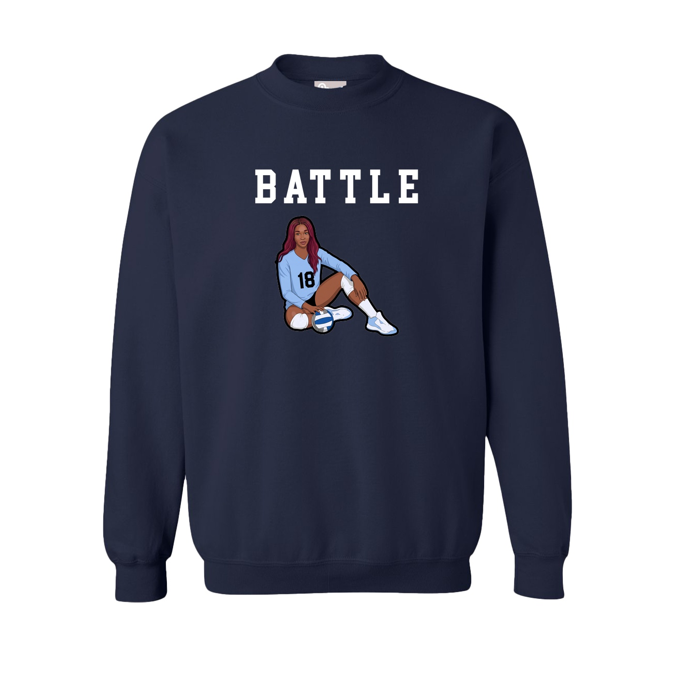 Fleece Crew — Shirsey in Navy