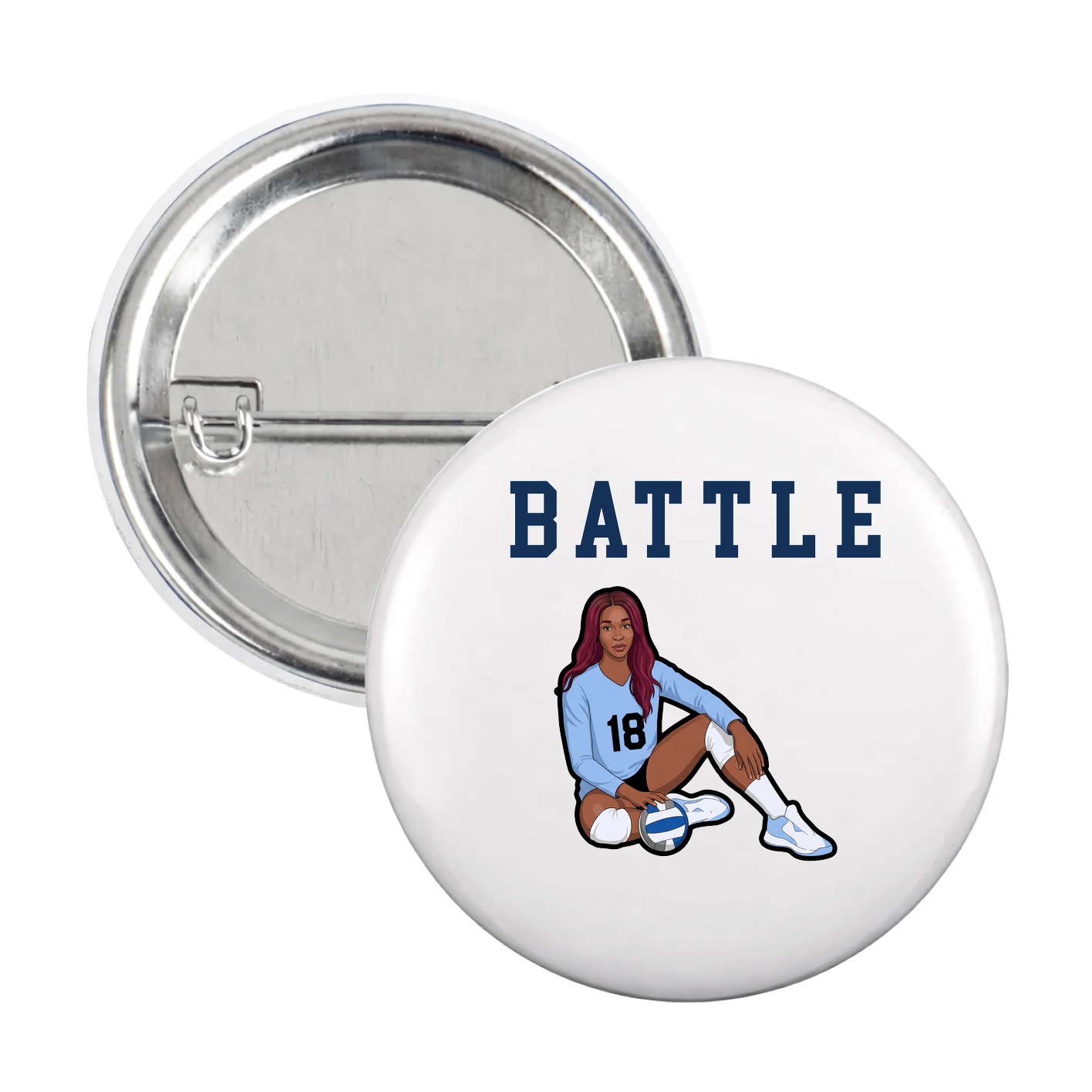 Game Day Button — Shirsey in White