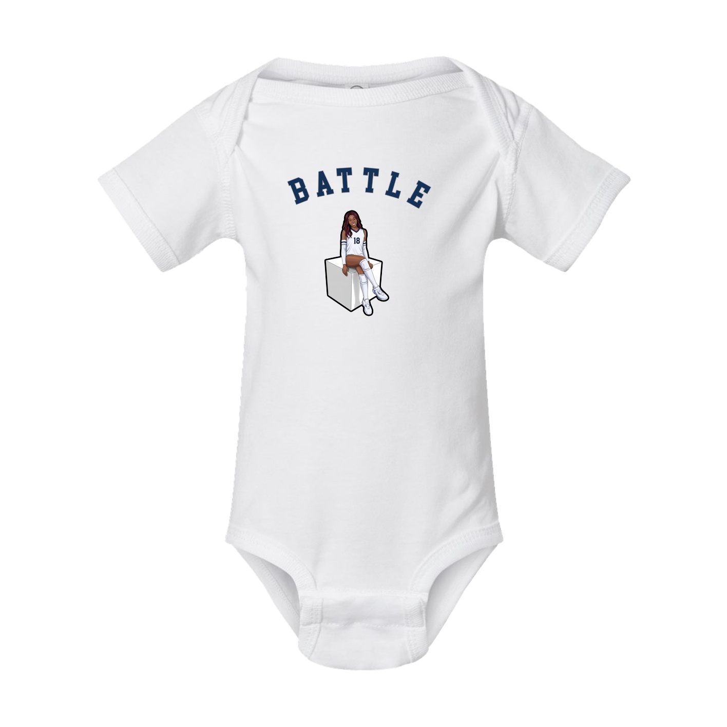 Baby Onesie — Shirsey Arch in White