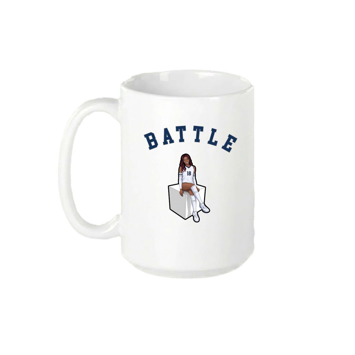 15oz Coffee Mug — Shirsey Arch in White
