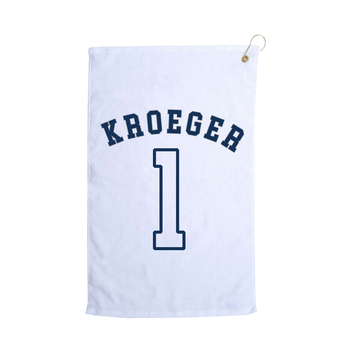 Golf Towel — Shirsey Arch in White