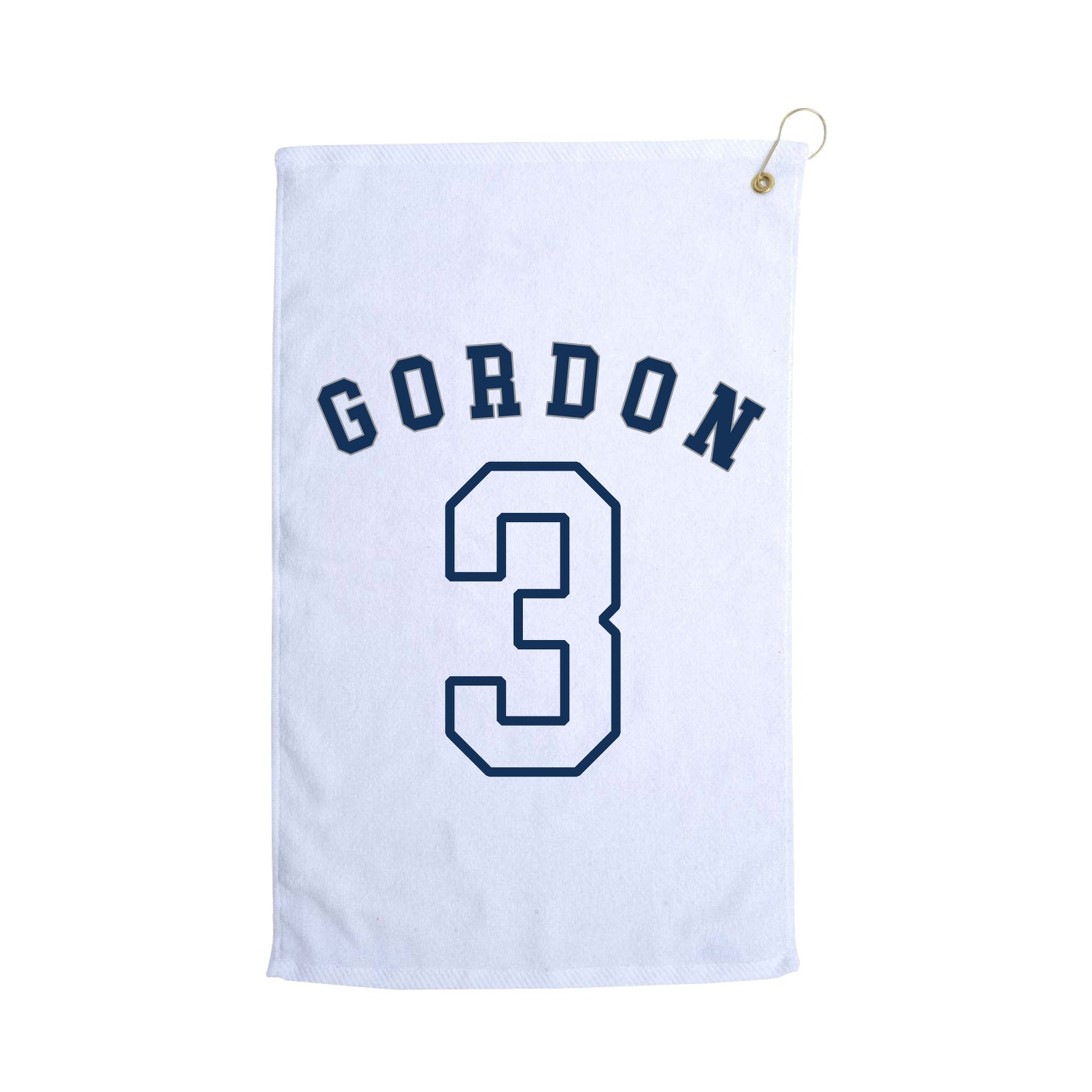 Golf Towel — Shirsey Arch in White