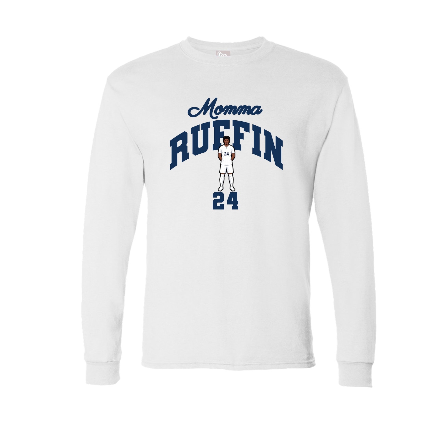 Long Sleeve Tee — Mothers Day Arch in White