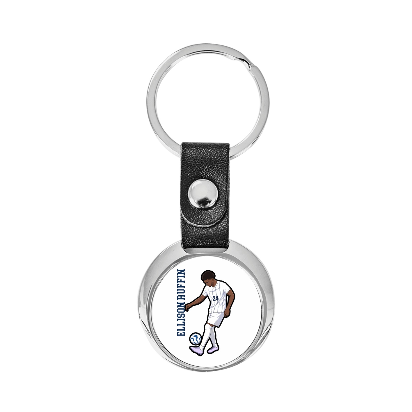 Key Chain — Name Vertical in Classic