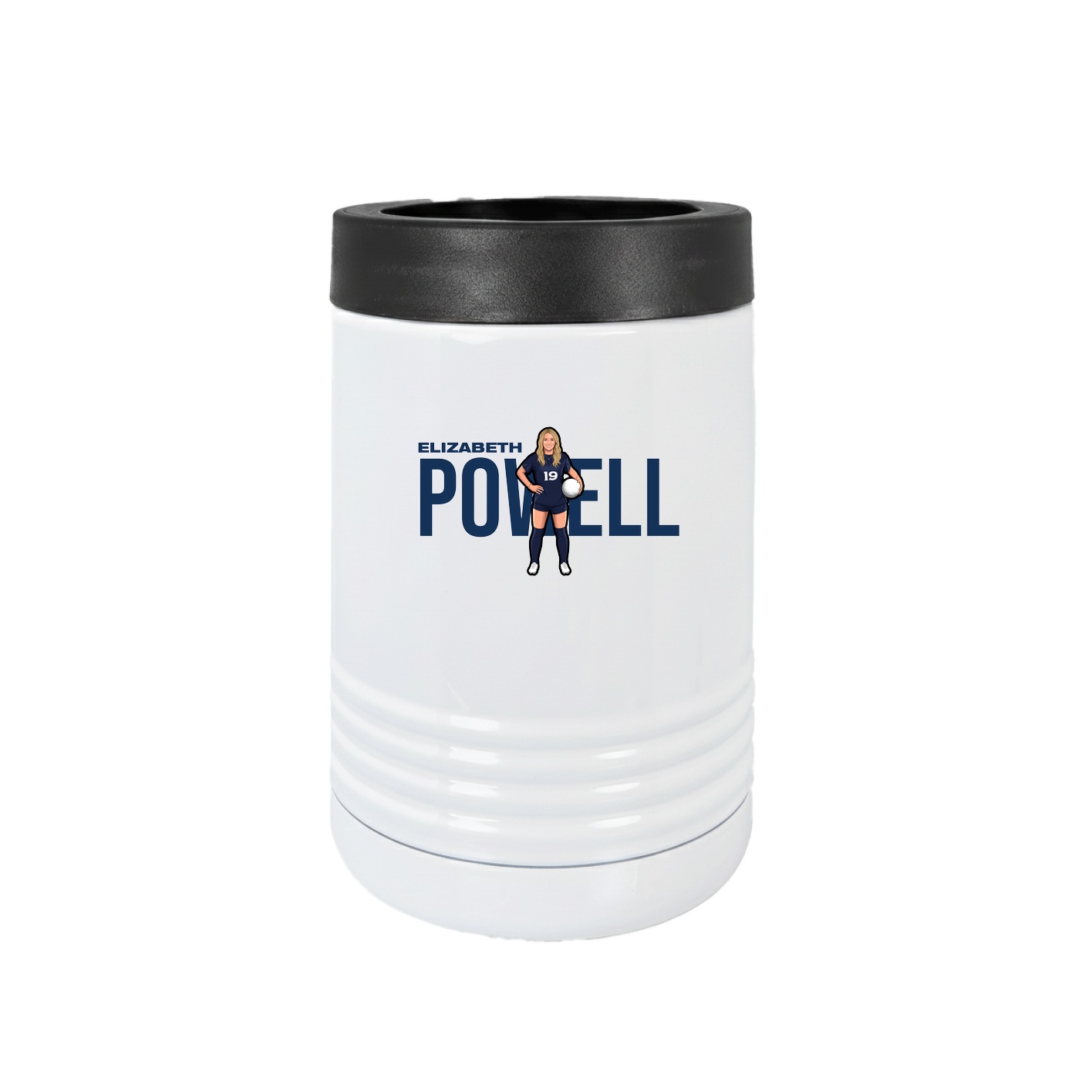 Beverage Holder — Player Name in White