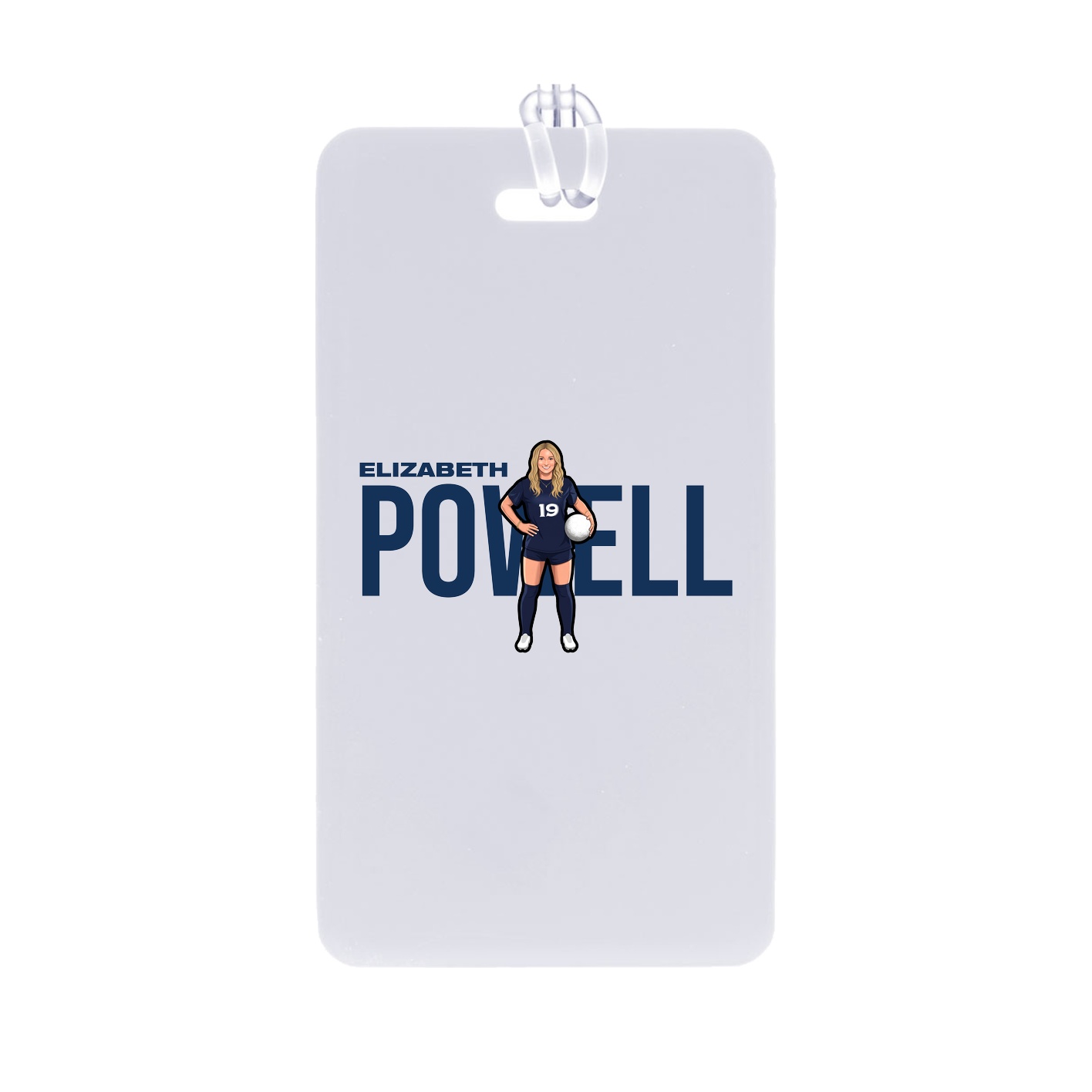 Bag Tag — Player Name in Classic