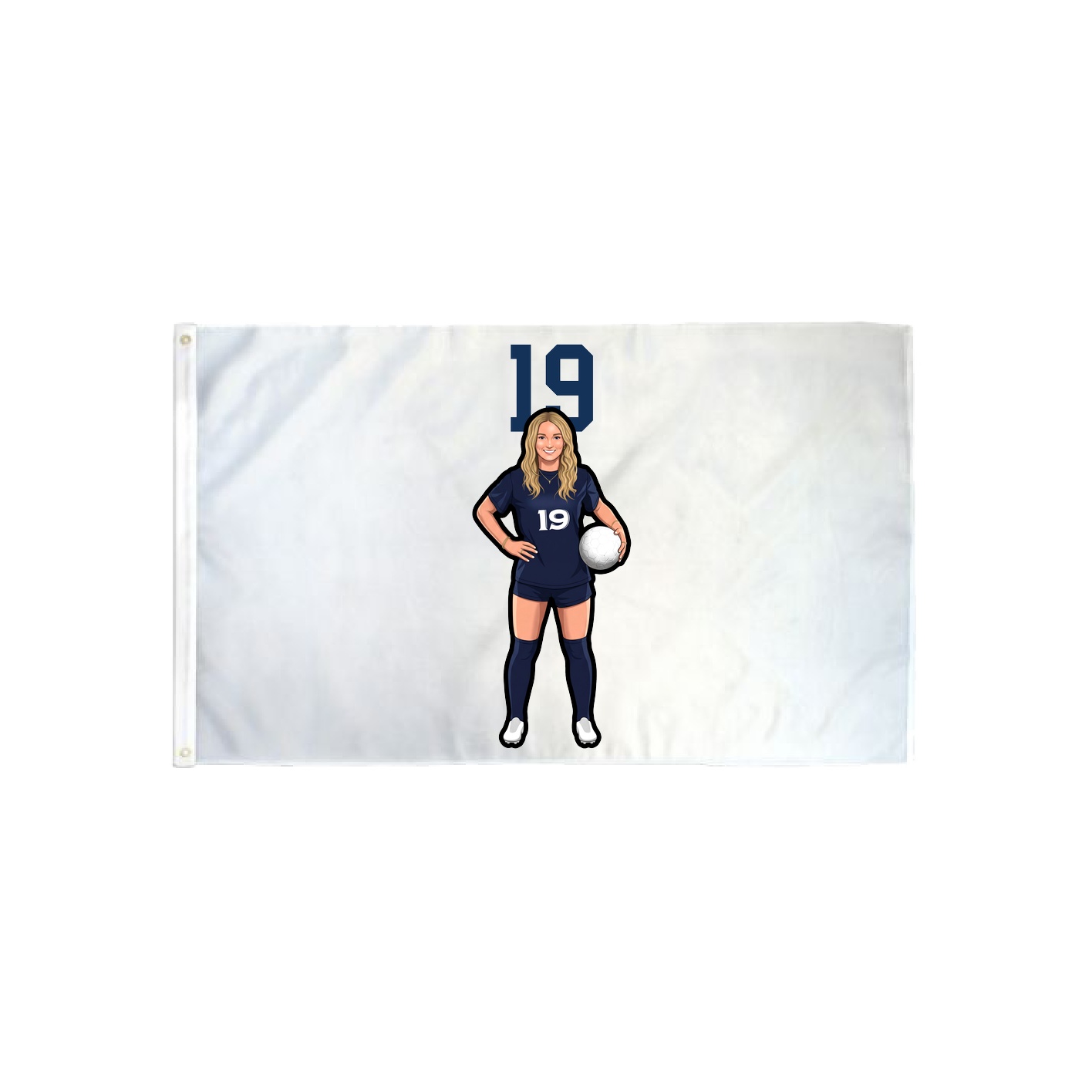 3x5 Flag — Number Top in Classic