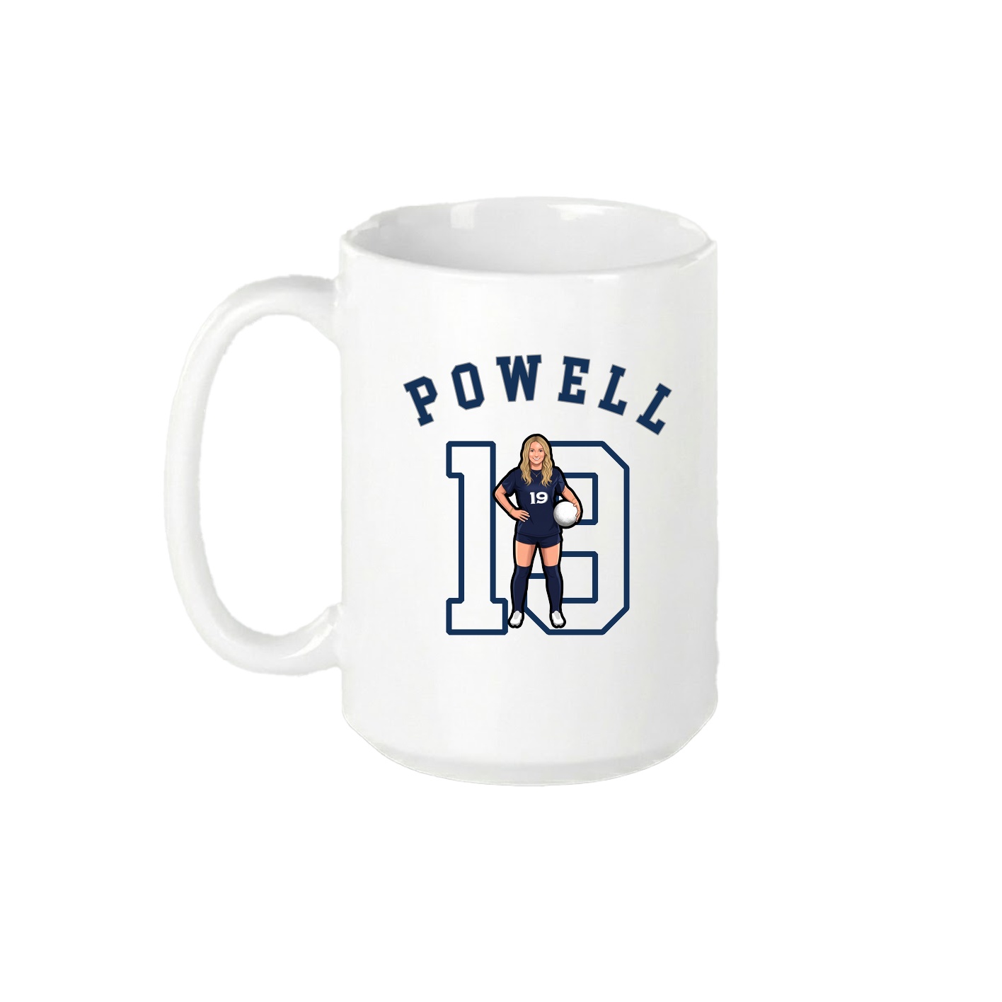 15oz Coffee Mug — Shirsey Arch in White