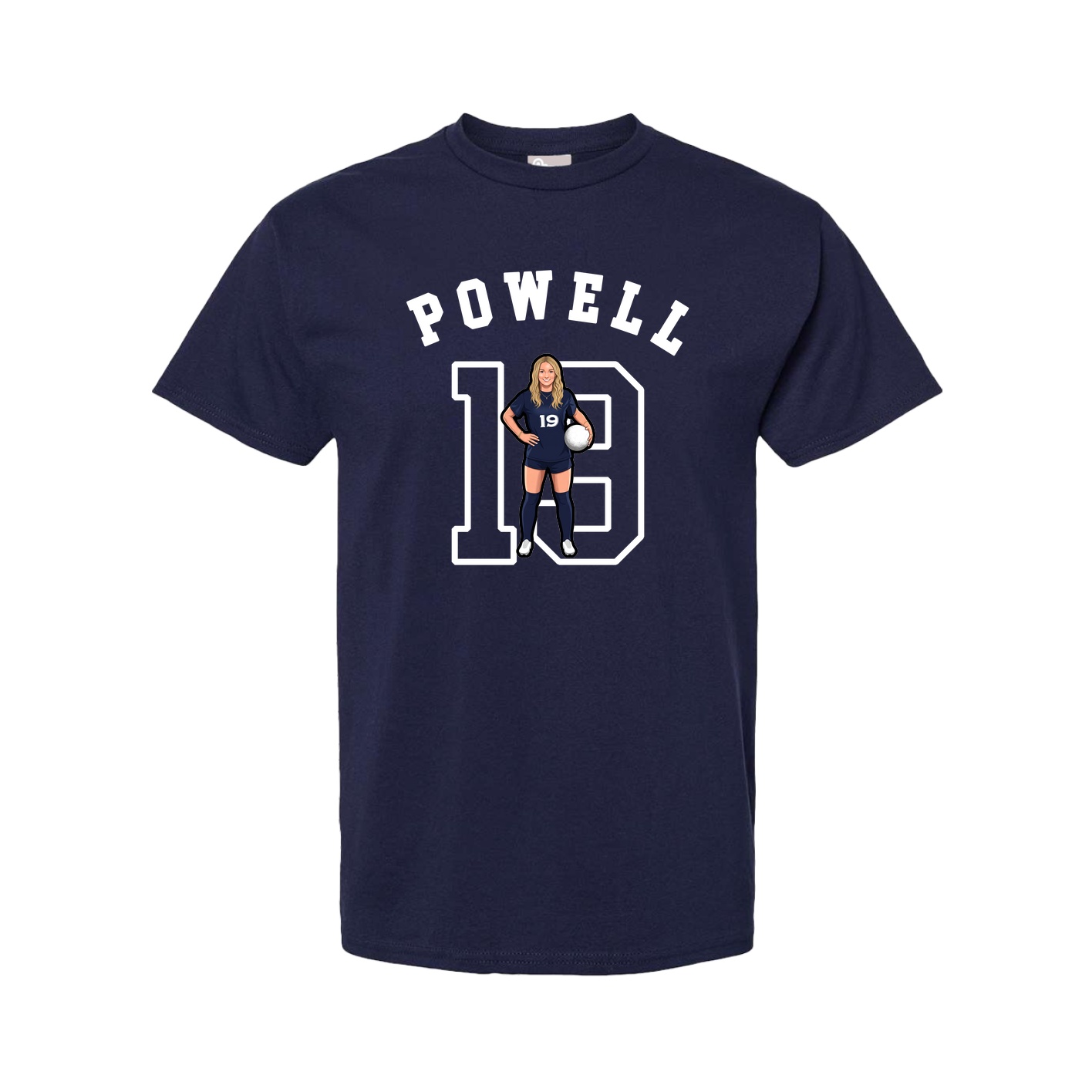 Youth Tee — Shirsey Arch in Navy
